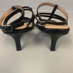 Naturalizer  Womens‎ Size 10 Starla Leather T-Strap Heels Black Photo 4