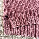Orvis  Women’s  V-neck Chenille Sweater Color Mauve Size Large Photo 5