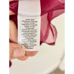 We Wore What NWT Corset Peplum Mini Dress Embroidered Velvet Burgundy Women's US 2 Photo 7