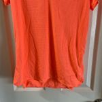 Bcg Orange V Neck Side Slit Short Sleeve T-Shirt S Photo 4