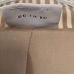 Akris Punto Wool Striped Blazer Hidden Closures Size 12 Photo 2