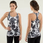 Lululemon  Cool Racerback floral‎ size Small Photo 1