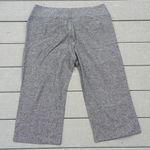 Larry Levine  Cropped Linen Trouser Fit Capris  | Linen Capri Pants Photo 7