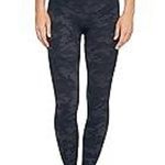 Spanx Look at Me Now Camouflage Seamless Leggings Black Slimming EUC Small Photo 1