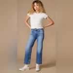 Edwin Marli Wide Leg Ankle Length Women's Jeans Size 32 Medium Wash NWT Blue Photo 1