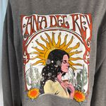 Lana Del Ray Gray Graphic Sweatshirt with Sunflower Design XL Photo 1