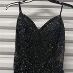 Faviana $478 NWT Women's Formal Evening Gown Size 6 Black Beaded Dress Prom Photo 6