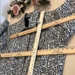 Peter Nygard  Black and White Patterned Blazer women’s Plus 22 Open Front Snap Photo 10