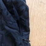 Juicy Couture Vintage Y2K  Black Embroidered Cotton Ruffle Shift Dress Photo 5