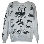 Vintage Jerzees Silly Goose Crewneck Sweatshirt xL Black Photo 0
