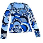 Emilio Pucci Pucci Women’s Long Sleeve Square Neck Top Photo 0