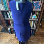 41Hawthorn Rocco navy faux wrap knit stretchy M tank dress Orange Size M Photo 2