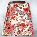 The Limited VTG‎ 90s  Stretch Floral Mini Skirt Women 6 Feminine Mod Delicate Photo 1