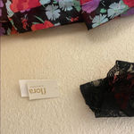 Flora Nikrooz FLORA NIKROOTZ Floral Robe kimono NWT black‎ pink purple sheet belted Photo 3