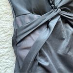 MiracleSuit Belle One Piece Swimsuit $182 Size 16 Black Mesh Panels V Neck Twist Photo 5