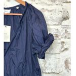 ALC Frank A.L.C. Odin Poplin Midi Asymmetric Cotton Dress Maritime Navy Blue Size 8 NWT Photo 9