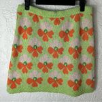 ZARA | Floral Jacquard Sweater Mini Skirt NWT Size M Photo 1
