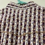 Ruff Hewn  size large western button up long sleeve floral striped corduroy feel Photo 5