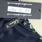 Influence Chiffon Floral Dress Womens US Sz 8 Garden Fairy Flowy Mini Sheer New Green Photo 7