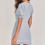 Love Shack Fancy  Sailor Button Plaid Tweed Dress Photo 1