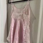 Chic Blush Lace Slip Dress Pink Photo 1
