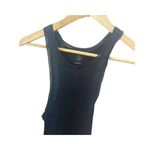 T&B Women's Basic High Neck Sleeveless Bodysuit Fitted Black S Tank Stretch Photo 2