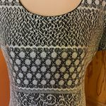 Vtg 90s silver n black Lace maxi dress Photo 2
