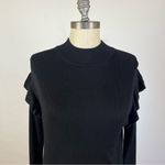 Avec Les Filles  Black Ruffle Sweater Photo 2