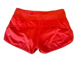 Lululemon  Shake It Up High Rise Running  Autumn Rust Shorts SZ 4 # 2471 Photo 3