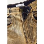 frame denim FRAME Le High Straight Metallic Cropped Jeans Size 25 Photo 5