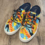 Sperry  Size 9 M CREST MULE Coral Floral Navy Loafers New Women's Shoes Photo 0