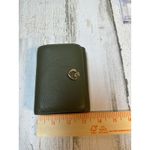 Kate Spade NWT Kayla Pebbled Leather Small Wallet Olive Green Photo 3