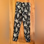 Tuckernuck  Black and Cream Floral Leggings Photo 1