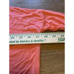 Piko  Women Orange Long‎ Sleeve Boat Neck Oversized Stretch Shirt M Bamboo Photo 3