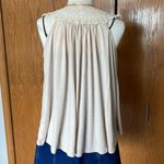 Derek Heart Light Tan T-shirt/Lace Open Cardigan Vest Size M Photo 1