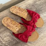 Blowfish Slide Bow Sandals Red Approx Size 6 SEE Measurement Photo 1