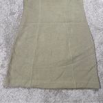 Ethos Paris 100% Organic Cotton Calcutta Sleeveless Mini Dress Textured Sable L Tan Size L Photo 5