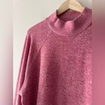 Maeve Anthropologie Marled Laney Pink Soft Mock Cowl Neck Sweater 1X Photo 3