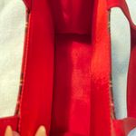 Red Plaid Stiff Handbag Photo 3