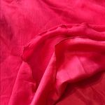 Free People  *Rare* Red Ruffled V-Neck 100% Silk Mini Dress Size 4 Photo 6