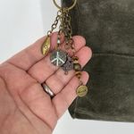 The Sak Lucia Moss Green Suede Crossbody Bag with Charms Photo 3