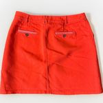 Boden Short‎ Casual Cotton Red Straight Mini Skirt Size 10R Pockets Photo 1