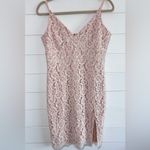 Lulus  Sweet Blossom Blush Pink‎ Lace Floral Dress Size 10 Photo 1