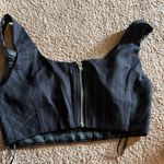 Avec Les Filles  Pinstripe Crop Top SZ xs Photo 2