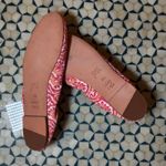 EUC J McLaughlin Mercer Ballet Flats Pink Floral Pattern Bow Accent Women's 8.5 Photo 5