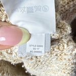 J.Crew Womens Cotton and Linen Blend Beige Lightweight Knit Relaxed Fit Sweater Photo 5