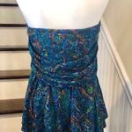 Free People  Sleeveless Turquoise Wrap Top Sz 12 Photo 2