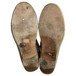 Elyse Walker 38 Black White Calf Hair Animal Print Leather Espadrilles Loafers Size 7.5 Photo 7