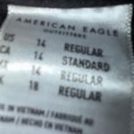 American Eagle  Outfitters Next level Black stretch Tuxedo striped jeans grunge Photo 5