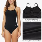Baleaf Women's Racerback Athletic One Piece Modest Bathing Suit Photo 3
